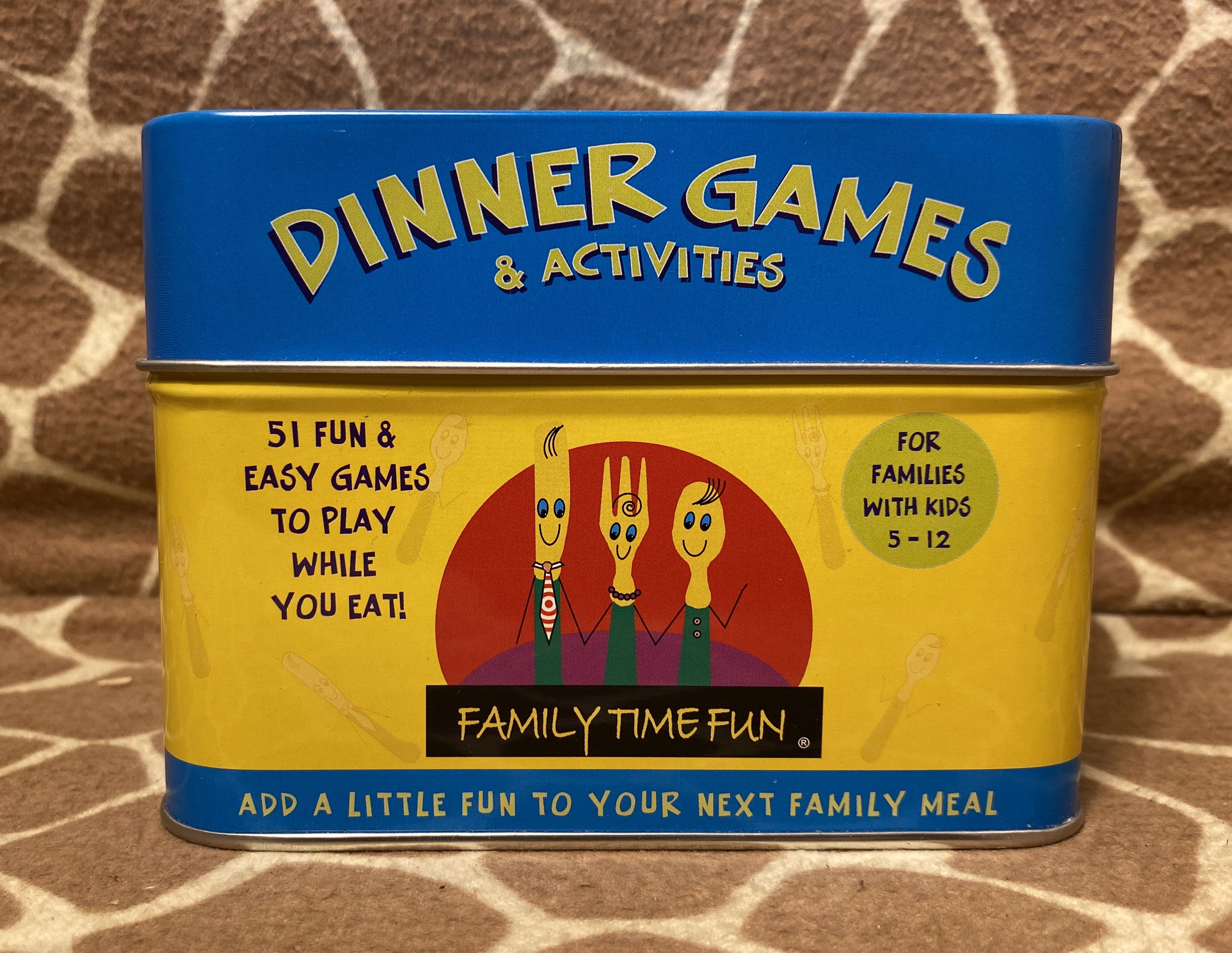 Family Time Fun Dinner Games and Activities Ftf1 852426001044 for sale online 